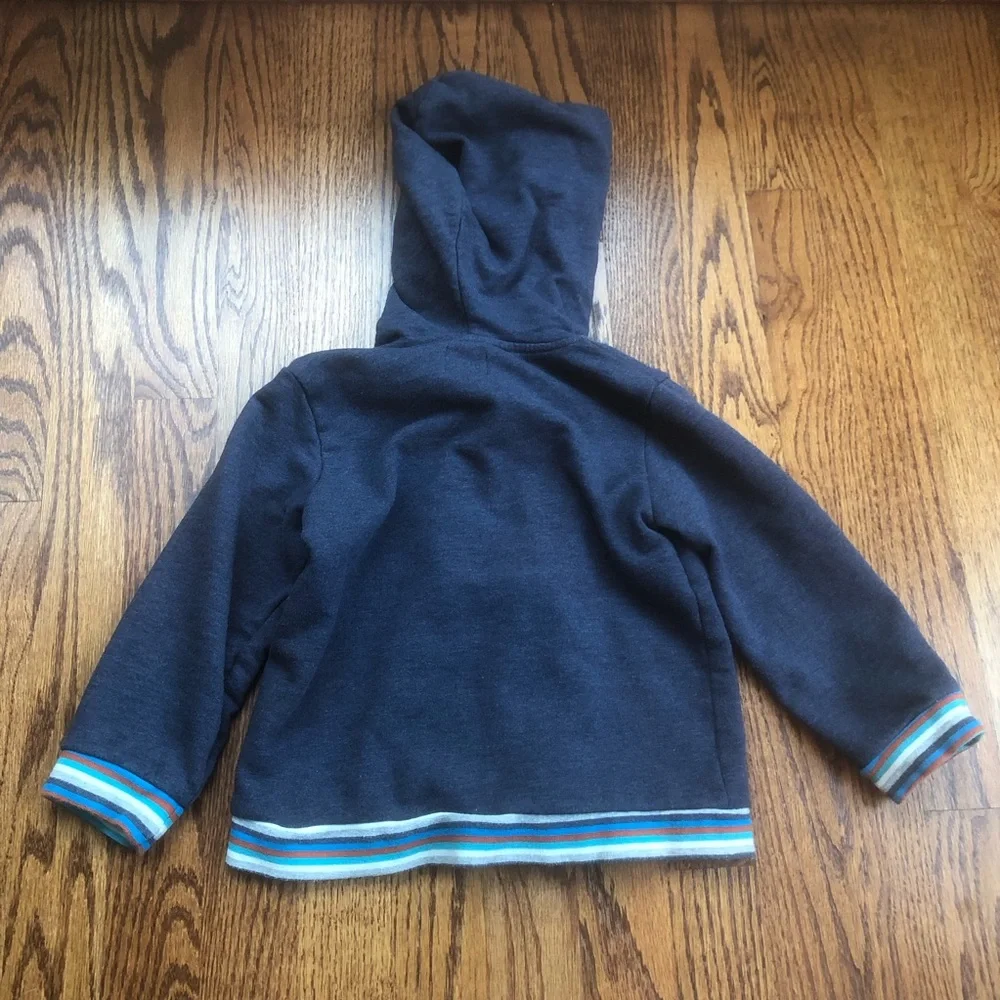 Hatley Dinosaur Hoodie Sweatshirt 4T - Picture 5 of 7